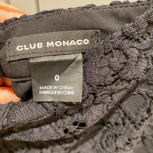 club Monaco cotton lace overlay skirt - Picture 5 of 5